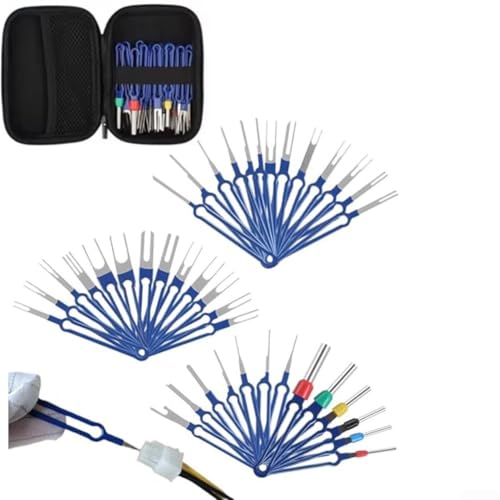 Terminal-Entfernungswerkzeug-Set, 41-teiliges Terminal-Auswerfer-Set für Auto, Stiftausdreher-Werkzeug-Set mit Aufbewahrungsbox für Auto-Kabelbaum von Homefurnishmall