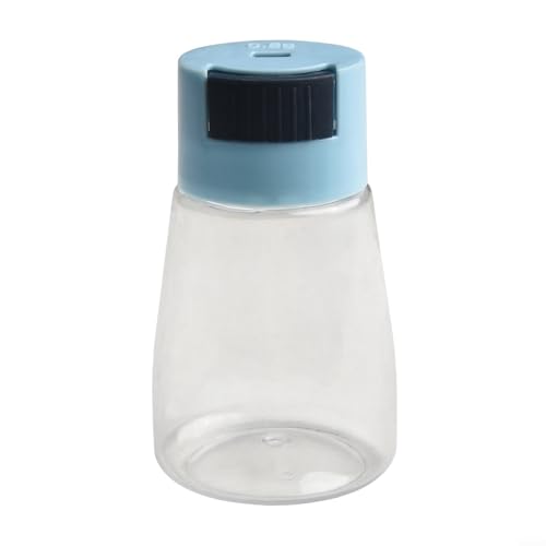 Überwachen Sie Ihre Gewürze einfach mit unserem 180 ml transparenten Glas-Shaker (blau) von Homefurnishmall