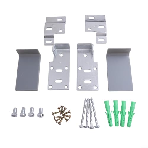 Wandhalterung für Küchenschränke mit Edelstahl-Konstruktion, Schiebeabdeckung, Senklöchern und selbstschneidenden Schrauben für feste Befestigung Wandhalterung für Küchenschränke mit Edelstahl-Konstruktion, Schiebeabdeckung, Senklöchern und selbstschneidenden Schrauben für feste Befestigung von Homefurnishmall