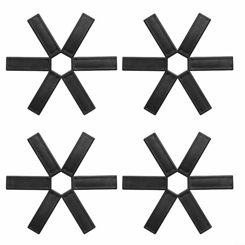 Zusammenklappbare Wärmedämmung, 4 Stück, rutschfeste Untersetzer zum Schutz Ihres Esstisches von Homefurnishmall