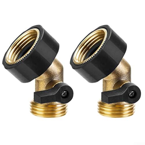Zuverlässiges Messingschlauch-Absperrventil mit Joystick-Steuerung für 3/4-Zoll-Schläuche, perfekt für verschiedene Anwendungen (25,3 mm) von Homefurnishmall