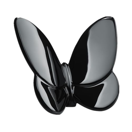 Kristall Schmetterling Figuren, Europ Glas Schmetterling Ornamente Statue Tier Sammler Stil Licht Luxus Home Decoration. (Schwarz) von Homeily