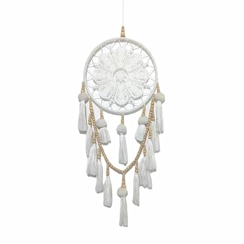 Makramee Traumfänger, Boho Wand hängenden Traumfänger mit Quaste gewebt Traumfänger Ornament für Home Schlafzimmer Wohnzimmer Hochzeit. von Homeily
