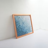 Lazuli - Moderne Faserkunst Handgewebter Himmelblauer Wandbehang Lazuli - Moderne Faserkunst Handgewebter Himmelblauer Wandbehang von HomelandbySheeba