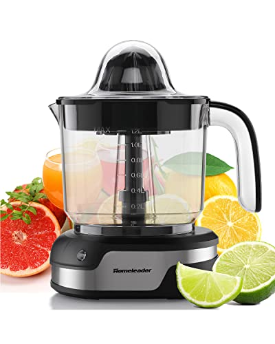 Homeleader Electric Citrus Juicer, Lemon Squeezer with Powerful Motor and LED Working Lamp, Orange Juicer for Grapefruits, Orange and Lemon von Homeleader