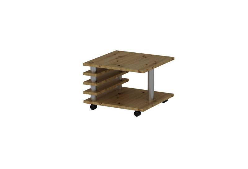 Homeline Couchtisch Couchtisch Hochglanz oder matt schwarz-weiß oder Eiche 65x65x44 cm von Homeline