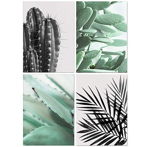 Homelov Premium Poster Set | 4 x DIN A4 – 21x30 cm | 100% Holzfreies Papier & Hochwertiger Kunstdruck | Kostenlose Wallpaper & Aufkleber | » Boho Set « von Homelov
