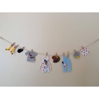 Künstler Wäscheleine Filz Miniatur Dekoration Künstler Wäscheleine Filz Miniatur Dekoration von HomemadeHeartfelt