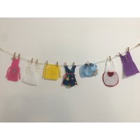Mutter Schürzen Miniatur Filz Wäscheleine Banner Bunting Girlande Für Home Decor von HomemadeHeartfelt