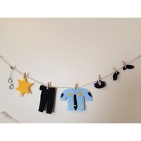 Polizist Wäscheleine Polizei Home Decor von HomemadeHeartfelt