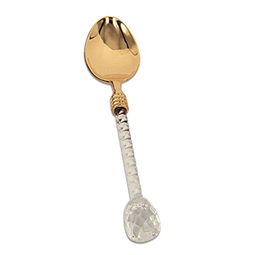 Homemagiceer Retro-Kristall Griff Tee Kaffee-Löffel Eiscreme-Löffel Dessert Kelle Scoop von Homemagiceer