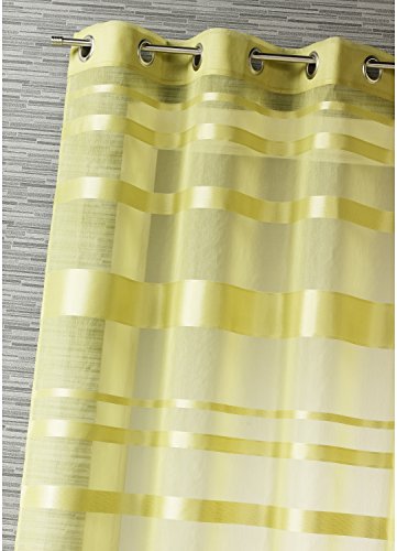 Homemaison Fertiggardine Querstreifen, Anisgrün, 140 x 240 cm von Homemaison