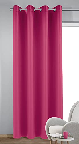 Albani Deko-Ösenschal DimOut/Mia Magenta / 245x140 cm, Polyester, 245x140cm von Albani