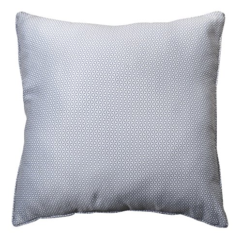 HomeMaison 891023 Kissen, Bezug abziehbar, Motiv Fliesen aus gebranntem Ton Polyester Grau 1 x 60 cm von HomeMaison