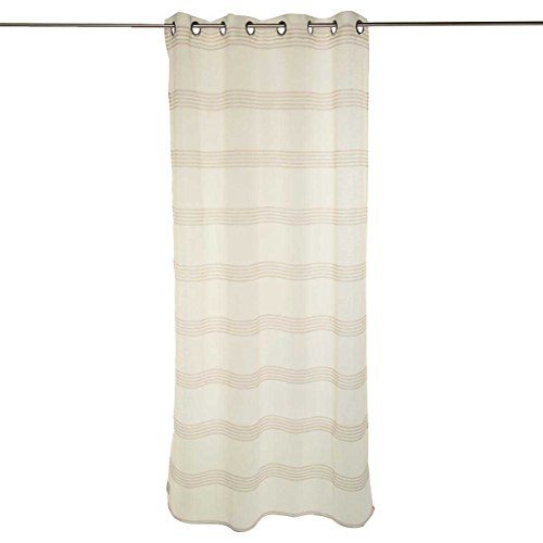 Homemaison Gardine, kleinen Kratzern, Polyester, Leinen, 240 x 140 cm von Homemaison