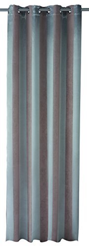 Homemaison HM69311 – 04 Vorhang Blickdicht mit Band Satin/Polyester Taupe 44 x 30 cm von Homemaison