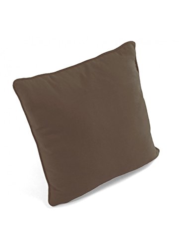 Homemaison Kissen 100% Uni, Baumwolle, Taupe, 40 x 40 cm von Homemaison