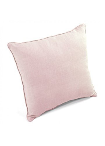 Homemaison Einfarbiges Leinenkissen, Leinen, Rose, 45 x 45 cm von Homemaison