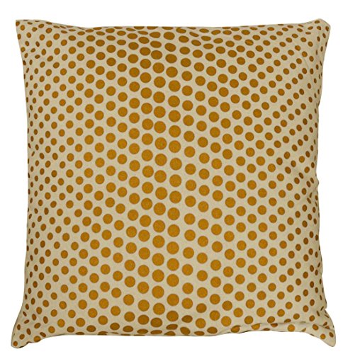 HomeMaison Kissen àpois Gold, Baumwolle, Beige/Gold, 40 x 40 cm von HomeMaison