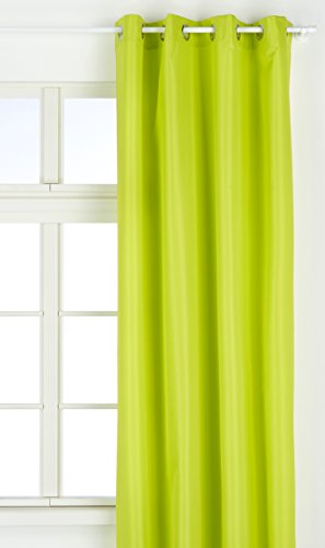 Homemaison Uni Outdoor Vorhang Möbelbezüge Polyester 140 x 260 cm, Anisgrün, 140 x 260 cm von Homemaison