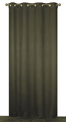 Homemaison Verdunkelungsvorhang mit Crackle-Effekt, Polyester, Bronze, 240x140 cm von Homemaison