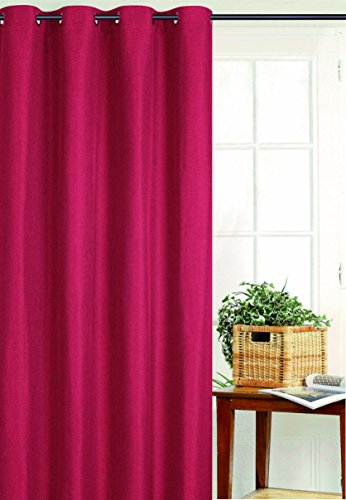 Homemaison Vorhang Verdunkeln mit Maschen, Polyester, Rot, 250 x 135 cm von Homemaison