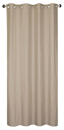 Homemaison Vorhang mit schwerem Stoff, Polyester, Atmosphäre, 240 x 140 cm von Homemaison