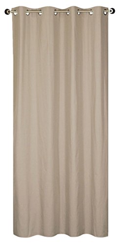 Homemaison Vorhang mit schwerem Stoff, Polyester, Atmosphäre, 240 x 140 cm von Homemaison