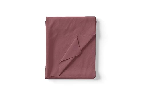Homemania 13088 Stecker Two – doppelt, einfarbig – für das Bett – mit rosa Baumwoll-Kissenbezug, 240 x 280 cm von Homemania