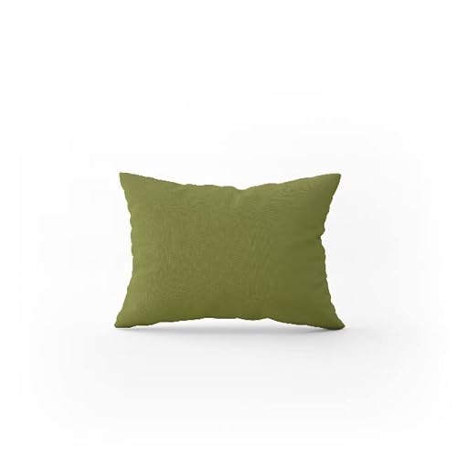 Homemania 13774 Doppelpack 2 Kissenbezüge für Kopfkissen, grünes Bett aus Baumwolle, 52 x 82 cm von Homemania