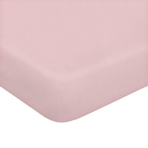 Homemania 14498 Bettlaken mit Doppelecken, einfarbig, für das Bett, mit rosa Baumwoll-Kissenbezug, 170 x 200 cm von Homemania