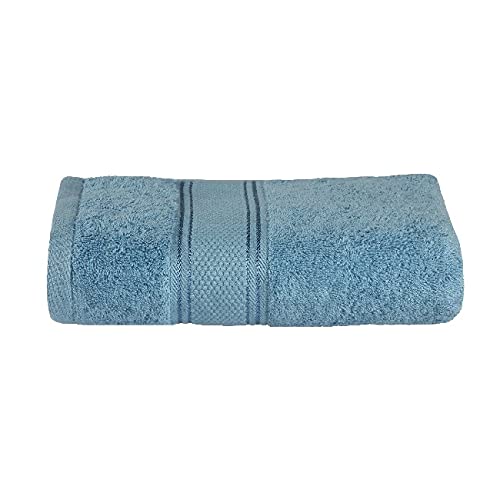 Homemania 15495 Handtuch, für das Badezimmer, hellblau, aus Baumwolle, 60 x 100 cm von Homemania