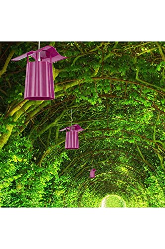 Homemania ASZ.0834 Pendelleuchte Tree Lantern Violett aus Polystyrol Kristall, 22 x 19 x 70 cm von Homemania