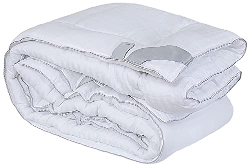 Homemania Bed Steppdecke für Doppelbett, Weiß/Grün, Polyester, Baumwolle, Silikon, 190 x 215 cm, 190 x 215 cm von Homemania