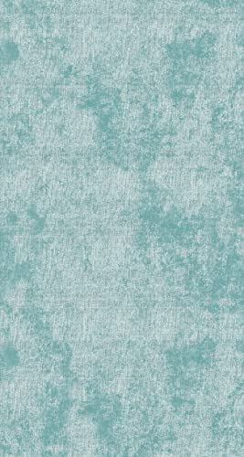 Homemania Bedruckter Teppich, 25 % Polyester, 75 % Baumwolle, Hellblau von Homemania
