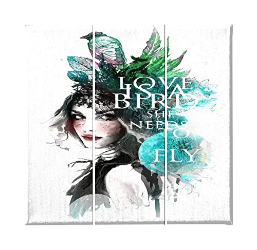 Homemania HM203PKNV-78 3-teiliges Wandbild, Zitate, für Wohnzimmer, Schlafzimmer, Mehrfarbig, Polyester, Holz, 69 x 3 x 50 cm Homemania HM203PKNV-78 3-teiliges Wandbild, Zitate, für Wohnzimmer, Schlafzimmer, Mehrfarbig, Polyester, Holz, 69 x 3 x 50 cm von Homemania