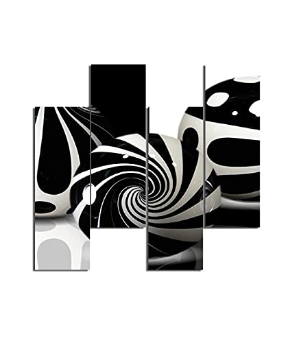 Homemania HM204PMDF185 Wandbild, Motiv: Sommer, 4-teilig, abstrakt, aus der Living Room, aus MDF, Mehrfarbig, 76 x 0,3 x 50 cm Homemania HM204PMDF185 Wandbild, Motiv: Sommer, 4-teilig, abstrakt, aus der Living Room, aus MDF, Mehrfarbig, 76 x 0,3 x 50 cm von Homemania