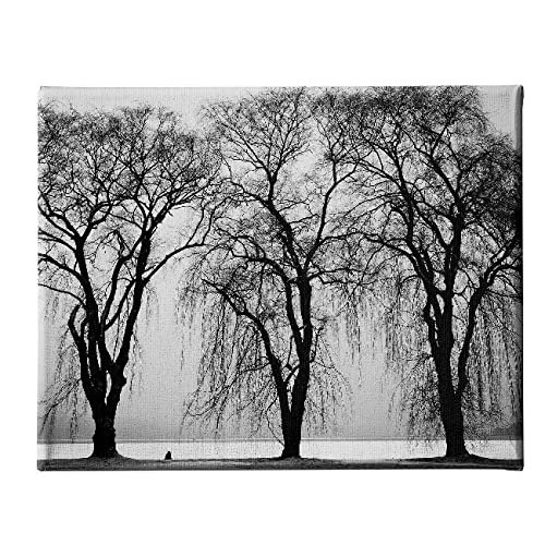 Homemania HM20KNV45x70-28 Bild Baum Landschaft Wohnzimmer Schlafzimmer Mehrfarbig Polyester Holz 45 x 3 x 70 cm von Homemania