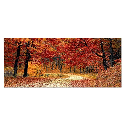 Homemania HM20KNV70x100-107 Bild Baum Landschaft Wohnzimmer Schlafzimmer Mehrfarbig Polyester Holz 70 x 3 x 100 cm von Homemania