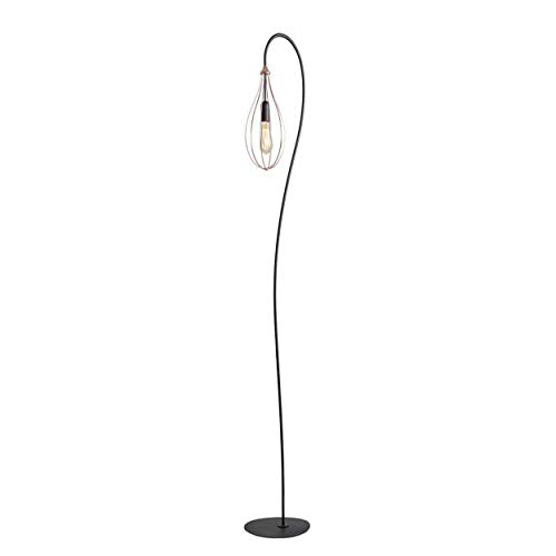 Homemania HOMAX_4768 Stehlampe Octansper für Innenräume, Fußboden, Schwarz aus Metall, 32.5 x 32.5 x 161 cm Homemania HOMAX_4768 Stehlampe Octansper für Innenräume, Fußboden, Schwarz aus Metall, 32.5 x 32.5 x 161 cm von Homemania