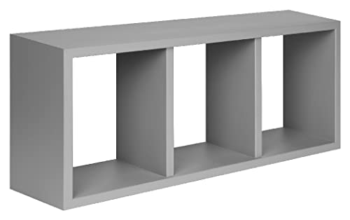 Homemania HOMSAN_003 Tristano Wandregal, Schlafzimmer, Büro-MDF, grau, 70 x 30 x 15,5 cm Homemania HOMSAN_003 Tristano Wandregal, Schlafzimmer, Büro-MDF, grau, 70 x 30 x 15,5 cm von Homemania