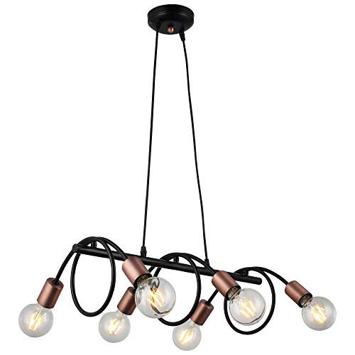 Homemania Hängelampe, 100% Metall, Kupfer, Schwarz Homemania Hängelampe, 100% Metall, Kupfer, Schwarz von Homemania