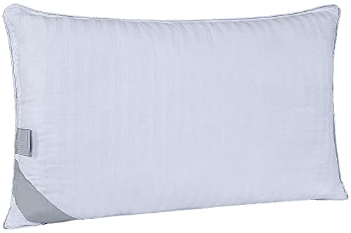 Homemania Kissen Bed, Weiß/Grau aus Baumwolle, Satin, Silikon, 50 x 70 cm, 50 x 70 cm von Homemania