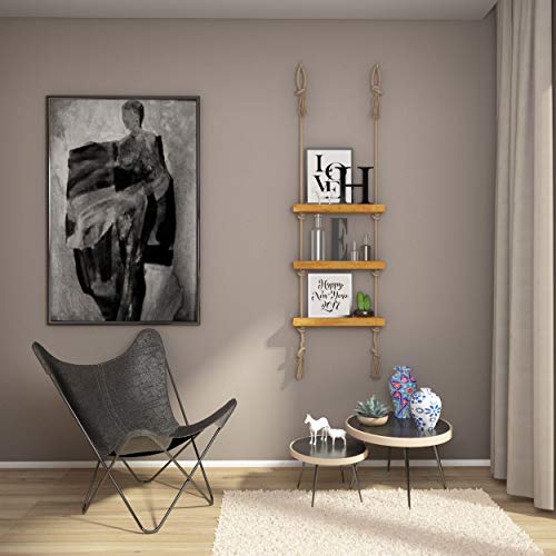 Homemania Regal, Jute, Holz, Ecru von Homemania