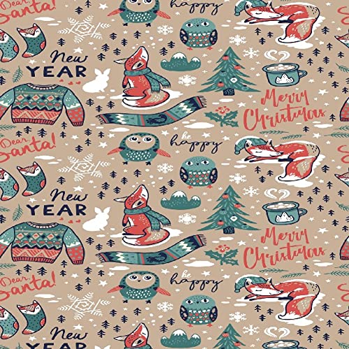 Homemania Teppich Bedruckt Happy New Year für Kinder, Dekoration für Haus, rutschfest, für Wohnzimmer, Schlafzimmer, Mehrfarbig aus Polyester, Baumwolle, 80 x 150 cm von Homemania