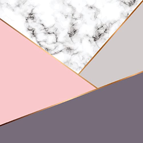 Homemania Teppich Bedruckt Pink of Happiness 2-Geometrische Dekoration für Haus, rutschfest, für Wohnzimmer, Wohnzimmer, Schlafzimmer, Mehrfarbig aus Polyester, Baumwolle, 80 x 50 cm von Homemania