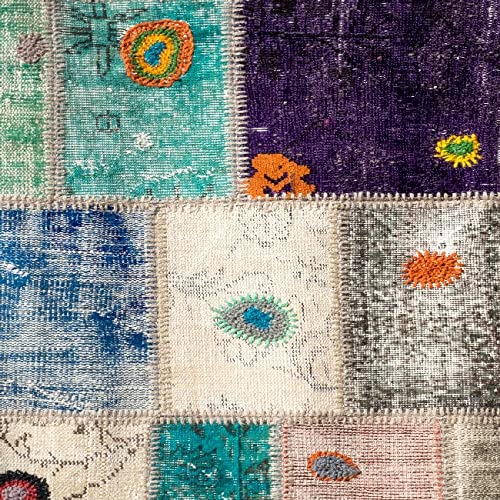 Homemania Teppich Bedruckt Trend Patchwork – Patchwork – Wohndekoration – rutschfest – für Wohnzimmer, Schlafzimmer – Mehrfarbig aus Polyester, Baumwolle, 120 x 180 cm Homemania Teppich Bedruckt Trend Patchwork – Patchwork – Wohndekoration – rutschfest – für Wohnzimmer, Schlafzimmer – Mehrfarbig aus Polyester, Baumwolle, 120 x 180 cm von Homemania