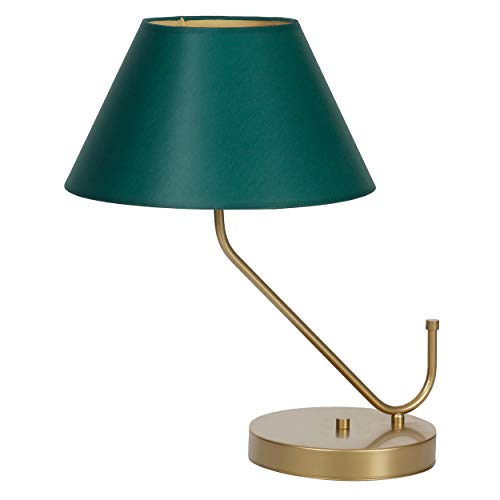 Homemania Tischlampe, Metall, Textil, Gold von Homemania