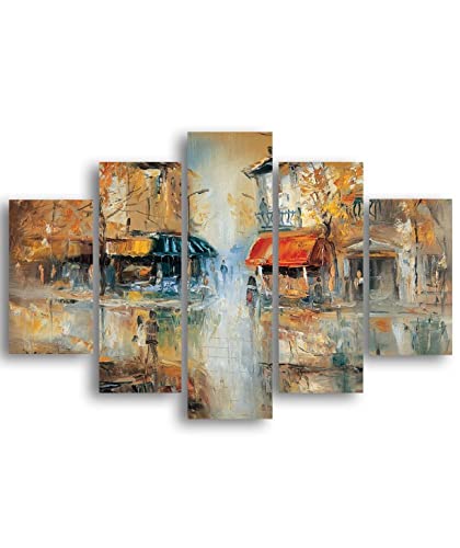 Homemania Wandbild, 5-teilig, Kunst und Graffiti, für Wohnzimmer, Schlafzimmer, mehrfarbig, 95 x 0,3 x 60 cm, HM205MDF088, MDF Homemania Wandbild, 5-teilig, Kunst und Graffiti, für Wohnzimmer, Schlafzimmer, mehrfarbig, 95 x 0,3 x 60 cm, HM205MDF088, MDF von Homemania