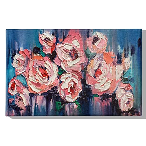 Homemania Wandbild, Blumen, Natur, für Wohnzimmer, Schlafzimmer, mehrfarbig, 45 x 3 x 70 cm, -HM20KNV45 x 70 – 229, Polyester, Holz von Homemania